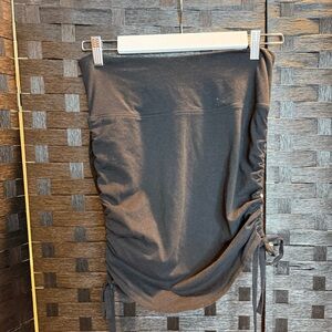 Earth Yoga Black Skirt Gather Sides Women's Size Medium